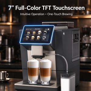 Anbolife Nuova Macchina da Caffè Espresso Completamente Automatica 15 Bar 20 Preimpostazioni Touchscreen da 7 Pollici Macinacaffè Integrato Serbatoio Acqua da 2L OEM ODM - Product Image 4