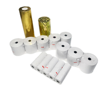 Rouleaux de papier thermique monocouche APZ écologiques, économiques, blancs, 60g, 80x80mm pour les petites caisses de supermarché