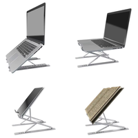 Support pour ordinateur portable en aluminium Great Roc OEM avec design à double hauteur pour ordinateur portable de 15,6 pouces