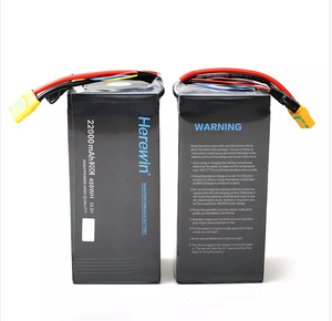 แบตเตอรี่ลิเธียมโพลิเมอร์ HD UAV Power 12S 22000mAh 22.2V 20C ได้รับการรับรองมาตรฐาน CE สำหรับรถบังคับวิทยุ/รถยนต์/โดรนพ่นยาทางการเกษตร - Product Image 2