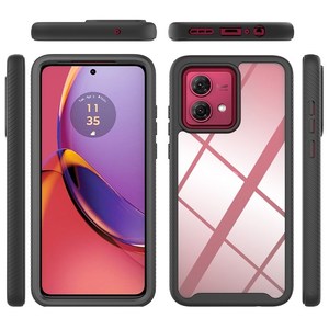    Étui de protection pour téléphone G84 5G, coque arrière transparente en TPU avec protection d'écran en PET - Product Image 3