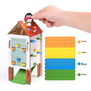 Set Educativo Montessori Tre-in-Uno con Bastoncini di Legno per <span class=keywords><strong>Disegno</strong></span> e Gioco di Equilibrio per Bambini 4-6 Anni - Product Image 5