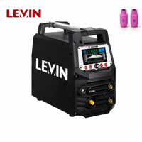 LEVIN Intelligent MCU AC/DC TIG 200AMP Poste à souder à impulsions avec contrôle synergique et onduleur à onde carrée pour une utilisation facile