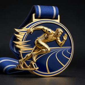 Medaglie Personalizzate per Squadre di Calcio e Basket, Trofeo <span class=keywords><strong>con</strong></span> <span class=keywords><strong>Nome</strong></span> del Giocatore Inciso e Nastro Personalizzato per Campionati - Product Image 2