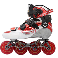 Patins à roulettes en fibre de carbone Ruidongle, patins en ligne, châssis PP, roues en PU, niveau professionnel, chaussures à roulettes en ligne hautement élastiques