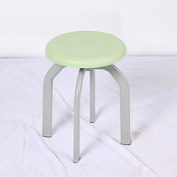Tabouret rond en plastique PP pour salle de classe, salle de formation, bureau, mobilier collaboratif pour l'apprentissage scolaire