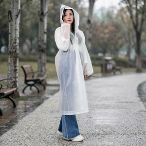 Impermeabile e Pantaloni Antipioggia in PEVA di Qualità Personalizzati, Riutilizzabili, in Materiale EVA Impermeabile per Viaggi e Tour all'Aperto, Taglia Unica Inclusa - Product Image 5