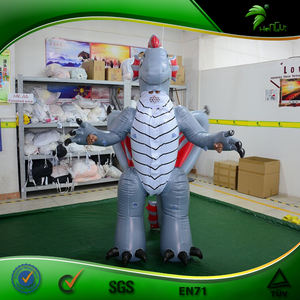 Costume de <span class=keywords><strong>dragon</strong></span> <span class=keywords><strong>gonflable</strong></span> à enfiler soi-même, costume <span class=keywords><strong>gonflable</strong></span> Hongyi Toys, costume de <span class=keywords><strong>dragon</strong></span> gris - Product Image 4
