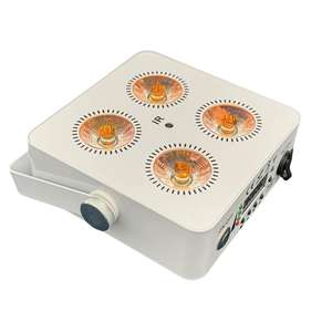 Projecteurs LED sans fil pour mariage 4*18W RGBWAUV 6-en-1 sur batterie, éclairage de scène PAR sans fil - Product Image 2