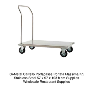 Carrito de Acero Inoxidable 57 × 97 × 103 h cm Gi-Metal - Product Image 2