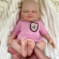 Poupée Reborn en Silicone de 30 cm pour Bébé Prématuré, Figurine de 12 Pouces, Cadeau pour Tout-Petits