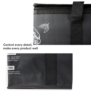 Термоизолированная сумка-холодильник с мультипликационным принтом, водонепроницаемая многоразовая сумка для пикника, пляжного обеда, рекламная сумка - Product Image 6