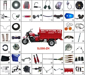 PIÈCES DE RECHANGE SAVAJA TRICYCLE POUR DAYUN,LOCIN,FEKON APSOMIC TRICYCLE TROIS ROUES, PIÈCES DE RECHANGE PAS CHER