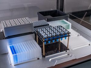 High-Throughput Liquid Distributing Robot with 1mL Pipette Microplates <strong>Tube</strong> &amp; Tip Refilling <strong>Racks</strong> Laptop Software - MSK-18PE-LD - Product Image 3