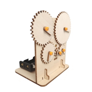 OKYN-G6510 Kit de modelo de transmisión mecánica de madera STEM, ensamblaje manual, demostración de transmisión mecánica, juguete educativo para proyectos científicos - Product Image 3