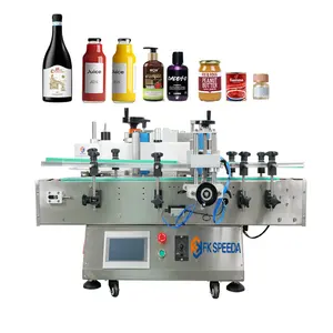Hot Selling Desktop Small Automatic Round Bottles Cans Jars Induction Labeling Machine