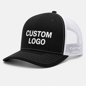 Richardson 112 Trucker Hat High Quality Custom Embroidered Logo Snapback Trucker Cap Cotton Gorras Men'S Plain Blank Mesh Hat - Product Image 2