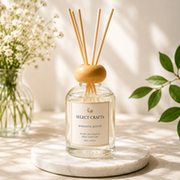 Ensemble de diffuseurs à bâtonnets et bougies parfumées en cire de soja faits main, tendance, nouveauté, luxe, pour la Saint-Valentin, décoration d'intérieur