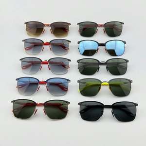 Lunettes de soleil punk originales de créateur de haute qualité, tendance, en métal, pour hommes et femmes, avec verres dégradés UV400, pour l'extérieur, collection 2026 - Product Image 2