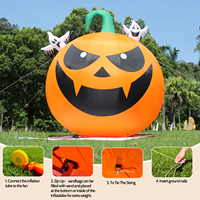 Citrouille gonflable géante personnalisée d'Halloween décoration extérieure ballon citrouille d'Halloween pour la décoration de festival d'Halloween
