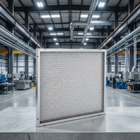 Filtre à air en panneau certifié UL, système de ventilation industrielle, préfiltre en fibre synthétique G4 pour usines et ateliers