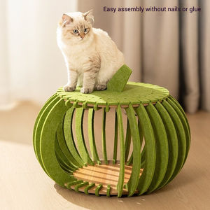 Cama para Mascotas de Fieltro de Calabaza, Ecológica, Cómoda, Transpirable, Moderna, Portátil, para Perros y Gatos, para Sala de Estar - Product Image 2