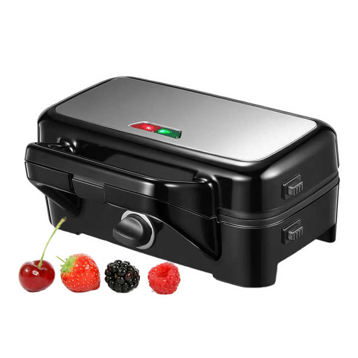 Piastra Elettrica 3 In 1 HOUSNAT - Per Sandwich, Waffle E Griglia, 1200W, Rivestimento Antiaderente, 5 Livelli Di Temperatura - Foto 7