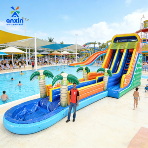 Gran oferta de China, combo de tobogán inflable de rebote saltador, <span class=keywords><strong>castillo</strong></span> hinchable de unicornio con tobogán para fiesta de niños - Product Image 4