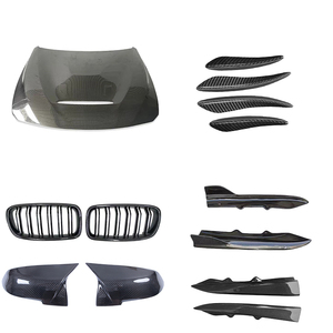 สปอยเลอร์คาร์บอนไฟเบอร์สำหรับรถยนต์ซีรีส์ 3 F30 ชุดแต่งกันชนหน้า ดิฟฟิวเซอร์หลัง กระจกมองข้าง กระจังหน้า ครีบฉลาม - Product Image 5