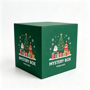 Customized Logo <b>Christmas</b> Arrival Calendar <b>Box</b> Recyclable Cardboard Paper <b>Box</b> Foldable Biscuit Candy Gift Packaging <b>Box</b> - Product Image 3