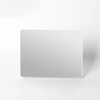 Cadre photo avec miroir magique led de maquillage rond et multifonction pour la décoration intérieure par sublimation