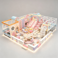 HELLO CAT Aire de jeux intérieure personnalisée de 100 m² pour enfants, château gonflable commercial, labyrinthe, jeux interactifs pour enfants, équipement de jeux souples