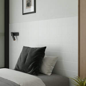 Azulejos de Mosaico Cerámico Estilo Italiano 296x300mm Blanco con Diseño de Teclas de <span class=keywords><strong>Piano</strong></span> para Baño, Cocina, Paredes Interiores Tradicionales, Parquet - Gran Venta - Product Image 2