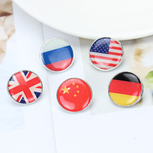 Vente en gros pays National canadien, Badge australie Us Pakistan royaume-uni France drapeau broche revers épingle/ - Product Image 5