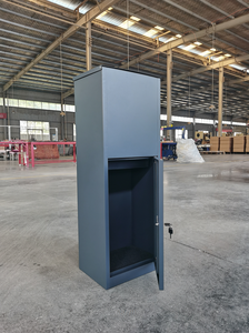 Buzón grande independiente para exteriores, caja de paquete de acero resistente al agua con acabado de recubrimiento en polvo de buzón para apartamentos - Product Image 4