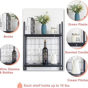 Foldable wall-mounted <b>bar</b> <b>table</b>, suitable for home use, kitchen, living room, or as a partition; also suitable for small - Product Image 4