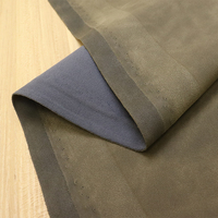 Échantillon gratuit conception cuir nubuck tissu microfibre pu cuir artificiel pour la fabrication de chaussures