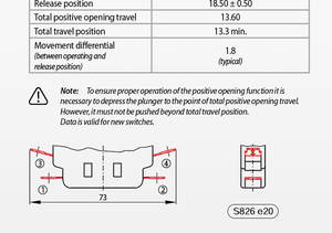 مفتاح كهربائي صغير S826e20 S826e10 S826e10 S826e24 مع رافعة بكرة نوع زر دفع دائرة سبدت - Product Image 6