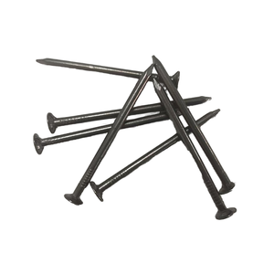 Clous à tête bombée électrogalvanisés à tige lisse en acier, 1, 2, 3 et 3/4 pouces, pour la construction et le bâtiment - Product Image 1