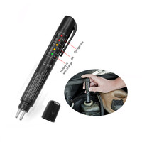 Lápiz Probador de Líquido de Frenos para Automóviles en Oferta, con 5 Indicadores LED para DOT3/DOT4, Probador Electrónico de Aceite de Frenos