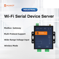 Convertisseur Série vers WiFi HUAIOT W502 avec 2 Ports Ethernet, RS232, RS485, Serveur de Données, Modbus RTU vers TCP, Chine