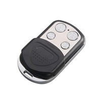 Télécommande sans fil 4 boutons en ABS et métal avec fonction d'apprentissage du code 433 MHz et clonage pour portail de garage YET177