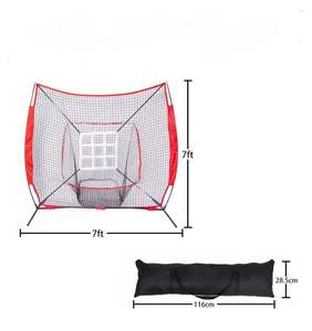 Red de Lanzamiento de Béisbol y Sóftbol de <span class=keywords><strong>Alta</strong></span> Calidad, Estable y Grande, con Soporte de Bateo y <span class=keywords><strong>Zona</strong></span> de Impacto, Apta para Niños y Adultos - Product Image 3