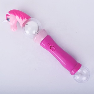 Baguette <span class=keywords><strong>Magique</strong></span> Lumineuse Double Boule Licorne pour Fêtes, Bâtonnets Lumineux Clignotants, Jouet Cadeau de Fête - Product Image 4