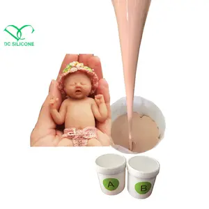 low hardness super soft food grade rtv2 silicone rubber for artificial pussy reborn doll dildo making