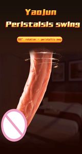 Telecomando all'ingrosso che vibra doppio dildo di grandi dimensioni giocattoli adulti del sesso lesbico vibratore dildo per le donne - Product Image 5