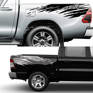 1 Par de Calcomanías de Vinilo Estilo Splash <span class=keywords><strong>para</strong></span> Puerta de Coche, Pegatinas Decorativas Creativas, Accesorios de <span class=keywords><strong>Tuning</strong></span> <span class=keywords><strong>para</strong></span> Camionetas - Product Image 2