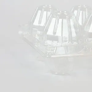 New Design 3*4 Clear PET Clamshell Plastic Box With Lid Plastic Container Customized Logo For 12 GRID For Chicken <strong>Egg</strong> - Product Image 6