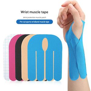 Cinta de Kinesiología Elástica de Algodón Pre-cortada, Transpirable e Impermeable, para Soporte Muscular en Muñeca, para Golf, Levantamiento de Pesas, Bolos (OEM/ODM) - Product Image 2
