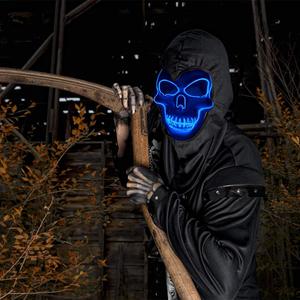 Halloween Horreur LED Lumière Froide <span class=keywords><strong>Cosplay</strong></span> Masque Lumineux Décoration de Fête d'Anniversaire en <span class=keywords><strong>EVA</strong></span> - Product Image 4